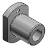 LHTC, LHTCF - Linear Bushings - Mini Flanged - Tapped Hole Type (Space Saving) - Compact Flange