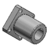 LHTS, LHTSF - Linear Bushings - Mini Flanged - Tapped Hole Type (Space Saving) - Square Flange