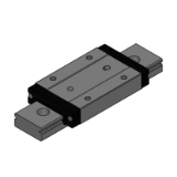 SSELBWNLZ, SSEL2BWNLZ, SSELBWNLZ-MX, SSEL2BWNLZ-MX - Miniature Linear Guides - Wide Rails - With Dowel Holes, Long Blocks - Small Clearance - Standard Grade - Configurable