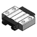 SWZNB - Guides à glissière miniatures–Glissière large-Blocs standard avec trous pour broche, type à précharge/petit écartement interchangeable