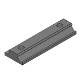 JKSGR - Guides à glissières simplifiées pour dispositifs de serrage, type roulement en aluminium/type à blocage simplifié, rail seul