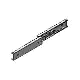 SARC3 - Slide Rails - Load Rating: 20N ~ 39N/2 pcs - Light Load / Compact - Aluminum - Three-Step