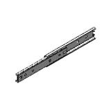 SSRC2 - Slide Rails - Load Rating: 137N ~ 177N/2 pcs - Light Load / Compact - Stainless Steel - Tow-Step