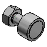 C-CFR - C-VALUE Medium Accuracy Cam Followers - Standard - Flat Type - No Seal