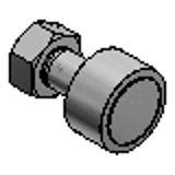 C-CFUR - C-VALUE Medium Accuracy Cam Followers - Standard - Flat Type - No Seal