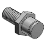 FXKA, PFXKA, SFXKA - Hexagonal Cantilever Pins - For Tension - Retaining Ring Type, Thread Length Standard