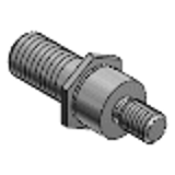 LXCC, PLXCC, SLXCC - Hexagonal Cantilever Pins - Inlay Type - Thread Length, Fixed Nut Type