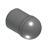 AFPQNAL, AFPQHNAL, AFPQNDL, AFPQHNDL - Locating Pins - High Hardness Stainless Steel - Sphere Large Head - Threaded - P,L,B,ML,Specify Type