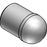 AFPQTA, AFPQHTA, AFPQTD, AFPQHTD - Locating Pins - High Hardness Stainless Steel - Sphere Large Head - Tapped