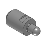 JPDQS, JPDQD - Locating Pins - Spherical Large / Small Head - Set Screw - Set Screw Flat Shape