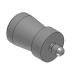 JPGQS, GJPGQS, SJPGQS, CJPGQS, JPGQD, GJPGQD, SJPGQD, CJPGQD - Locating Pins - Spherical Large / Small Head - Set Screw - Circumference Groove Shape
