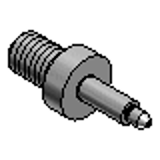SHXN, SSHXN, CSHXN - Adjusting Support Pins - Stepped - Configurable Flanged Type - Male Thread