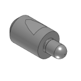 JPCQS, GJPCQS, SJPCQS, CJPCQS, JPCQD, GJPCQD, SJPCQD, CJPCQD - Locating Pins - Spherical Large / Small Head - Set Screw - Notch Shape