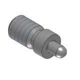 SPSNT, SPSNS - Small Diameter Locating Pins - Male Thread - Shoulder Type - Sphere - Tolerance Standard