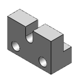 AJSLC, AJSLCM, AJSLCS - アジャストボルト用ブロック - 側面取付タイプ-L型タイプ