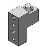 APR4F, SAPR4F - Configurable L-Shape 4 Face Hole Pin Retainer