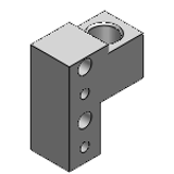 APR4S, SAPR4S - Configurable L-Shape 4 Side Hole Pin Retainer