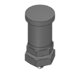 PXSKN,PXSKS - 旋钮柱塞-铝合金旋钮型-复位型-螺帽