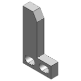 RLBR, RLBL - Rough Guides - Plate - Angle Configurable with Horizontal Mounting Holes