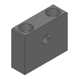 SL-AJFSNS,SH-AJFSNS,SHD-AJFSNS,SL-AJFSSS,SH-AJFSSS,SHD-AJFSSS - Precision Cleaning Locating Screw Stopper Blocks - With Counterbore and Tap Holes Type - H Dimension Configurable