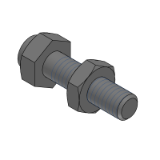 SL-SSTS, SH-SSTS - Precision Cleaning Stopper Bolts/Cylinder End Nuts - With Urethane/Polyacetal/Silicon - Shoulder Type