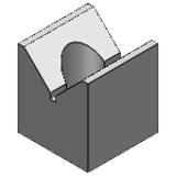 VBZ, VBZB, VBZE - V Block - Standard Counterbore Hole Type