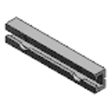 SENAF, SENBF, SENCF - Rotaie per interruttori e sensori - In alluminio - Dimensione L configurabile - Con fori di montaggio