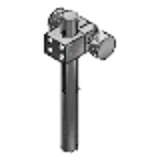 ZKB - Simplified Adjustments Z Axis Rack & Pinion -Scaled Post Unit