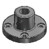 CSPF - Device Stands - Brackets for Stands - Round Flange with Dowel Holes Type