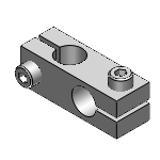 KMKC, MMKC, AMKC, SMKC, HMKC - Post Clamps - Equal Dia. - Perpendicular Configuration - Hole Pitch Selectable