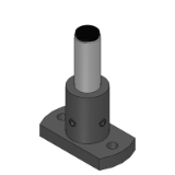 SL-MFSSS,SH-MFSSS,SHD-MFSSS - (Precision Cleaning) Device Stands - Set Screw Type, Square Flange, Compact, with Hollow Posts