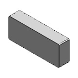 PHLN_ _ ,L-PHLN _ _ - Aluminum Plates - High Precision - 5052 Aluminum Alloy - Configurable A and B Dimensions