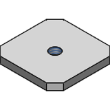 JTAAS - Welded Mounting Plates / Brackets - Dimension Configurable Type - JTAAS