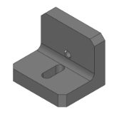 SL-LRDDG-SU, SH-LRDDG-SU, SHD-LRDDG-SU - (Precision Cleaning) L-Shaped Angle Mounts - Double Holes and Double Slotted Hole