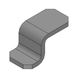 SWBBS - Sheet Sheet Metal Mounting Plates / Brackets Z Bent Type - SWBBS