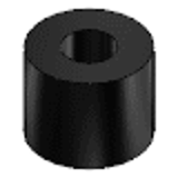 RBZNK, RBZCK, RBZUK, RBZSK, RBZAK, RBZFK - Rubber Bumpers - Counterbore L Dimension Selectable Type - Rubber Only Type