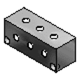 BMAFLP, BMAFLMP, G-BMAFLP, G-BMAFLMP - Manifold Blocks - Hydraulic - Pitch Configurable BMAF_Series - 50 Square