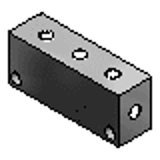 BMIAF, BMIAFA, G-BMIAF, G-BMIAFA - Manifold Blocks - Pneumatic - Pitch Standard BMIAF_Series - 30x40 Square