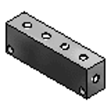 BMRAF, BMRAFA, G-BMRAF, G-BMRAFA - Manifold Blocks - Pneumatic - Pitch Standard BMRA_Series - 30x40 Square