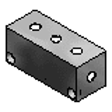 BMRALP, BMRALAP, G-BMRALP, G-BMRALAP - Manifold Blocks - Pneumatic - Pitch Configurable BMRA_Series - 50 Square