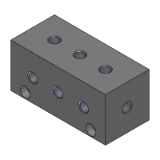 BMUFLP, BMUFLRP, G-BMUFLP, G-BMUFLRP - Manifold Blocks - Hidraulic - Pitch Configurable BMUF_Series - 60 Square