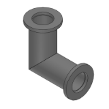 FRNWE - Fittings for Vacuum Piping - NW (KF) Flanged Type - Elbow