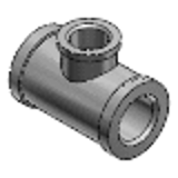 SGPPTD, SUTPTD - Low Pressure Steel Pipe Fittings - Threaded Straight Stepped Joint - Stepped Tee