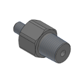SL-APMMS, SH-APMMS, SHD-APMMS - Precision Cleaning Extension Fittings -L Dimension Standard- Both Ends Male