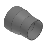 SL-HOAR, SH-HOAR, SHD-HOAR, SL-HOAFR, SH-HOAFR, SHD-HOAFR - (Precision Cleaning) Aluminum Duct Hose Fittings - Reducers