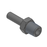 SL-SKMA, SH-SKMA, SHD-SKMA - Precision Cleaning Stainless Steel Pipe Fittings - Threaded Adapter