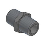 SL-SUTNR, SH-SUTNR, SHD-SUTNR, SL-SUTNRS, SH-SUTNRS, SHD-SUTNRS - Precision Cleaning Steel Pipe Fittings - Identical Diameter Type - Hexagon Nipples