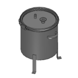 TANSAL - OPEN TANKS-SEALING LID LEVER BAND TYPES,SELECTABLE DRAIN PORT CONFIGURATION BOTTOM TRAIN / SIDE DRAIN
