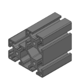 HFSP10-12012060 - アルミフレーム 10シリーズ Ｌ字形状 平行面取り 120×120×60mm -指定長