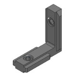 LBIS6-20 - 经济型 欧标槽宽6mm型材用锌合金角槽连接件